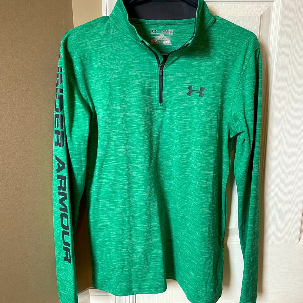 Boys Under Armour 1/4 zip shirt